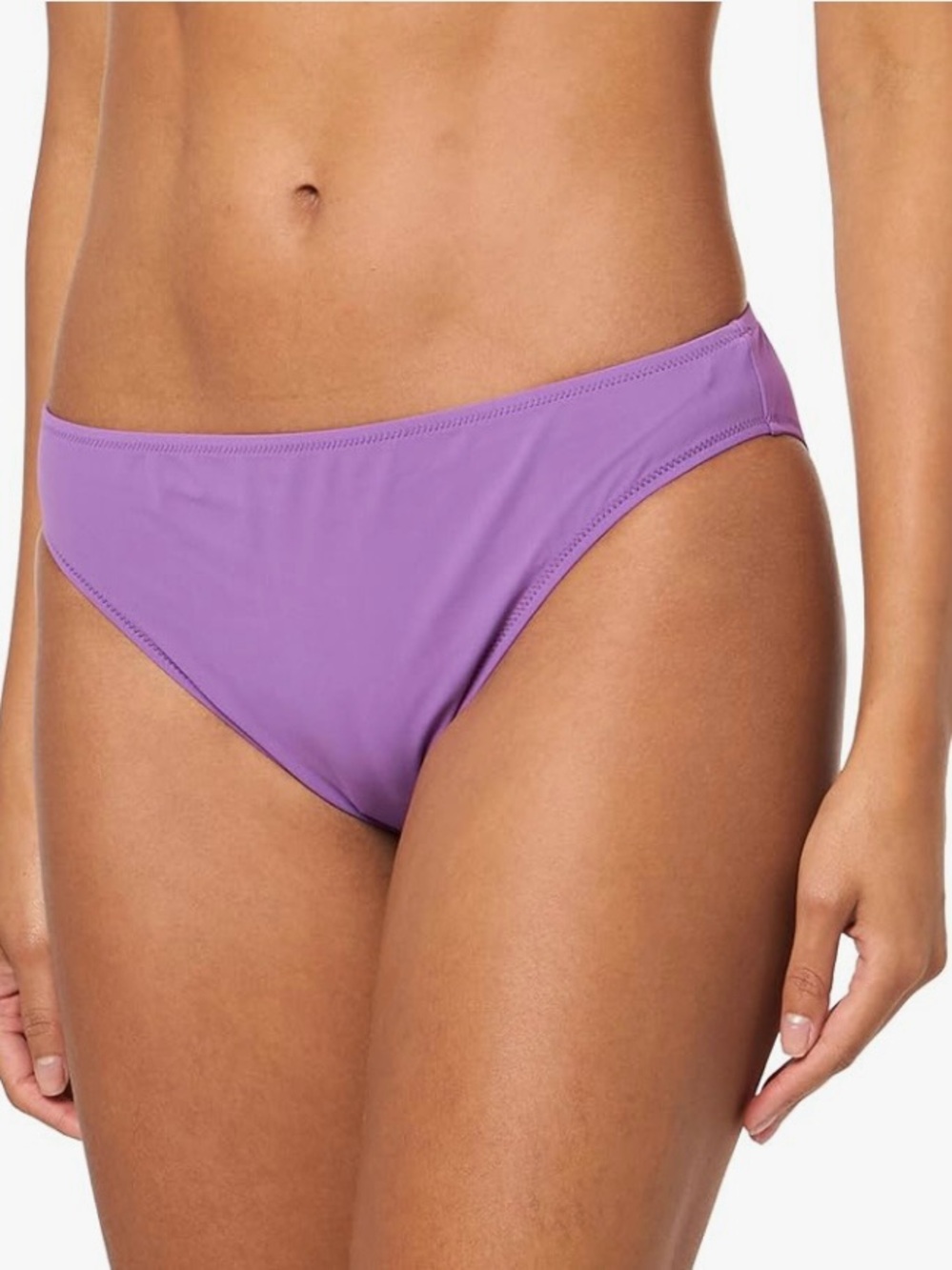 Profile by Gottex Bikini Bottoms Solid Warm Purple Full Seat Coverage New